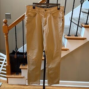 Classic Men's Tan Straight Jeans